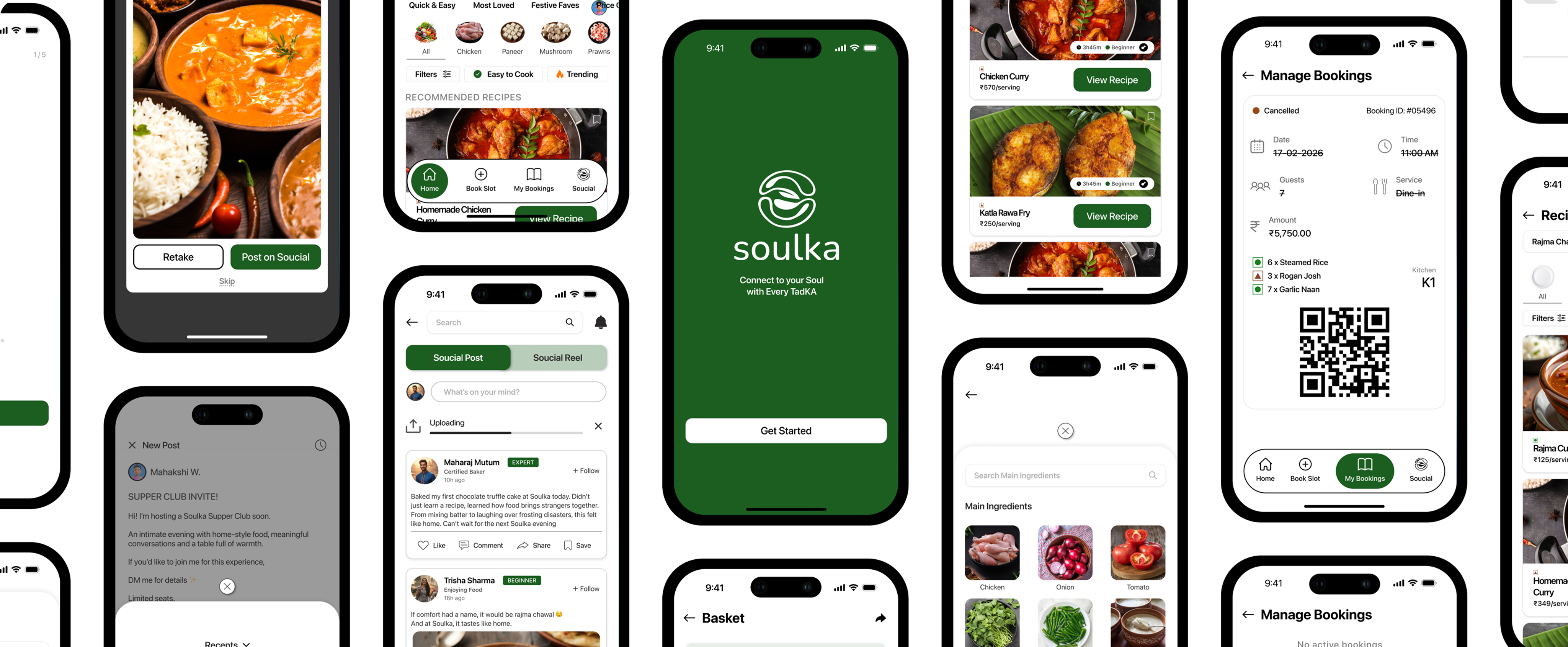 The Soulka App Experience Screens